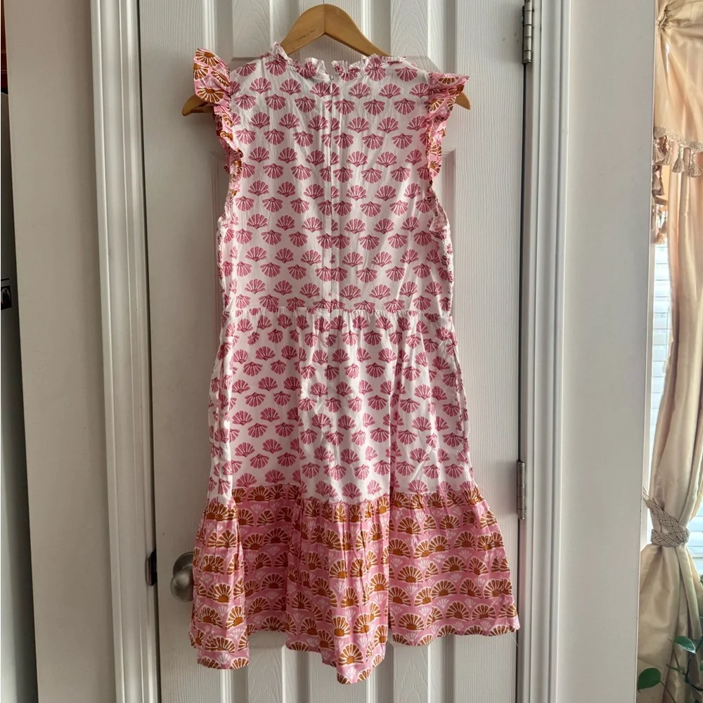 J. Crew Mini Dress with Ruffle Hem Size M - Picture 6 of 11